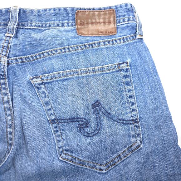 Adriano Goldschmied Straight Button Zip Medium Wash Jeans Mens Size 32x34 Blue - Picture 4 of 8